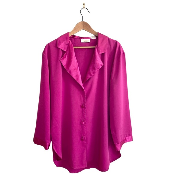 Vintage 90s Victoria’s Secret Gold Label Night Shirt - Picture 1 of 10